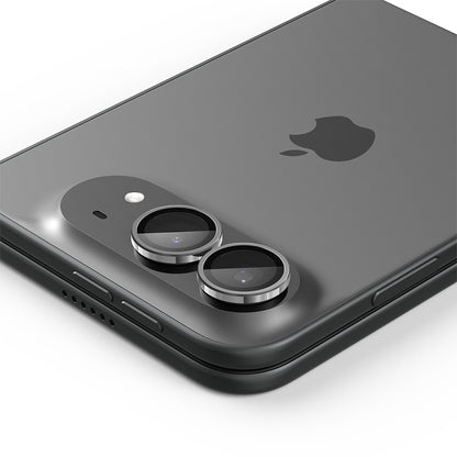 Película protetora para Câmara Traseira Spigen GlastR EZ FIT Optik Pro para Apple iPhone Duo, Vidro Temperado, Conjunto de 2 peças, Cinzento AGL12012