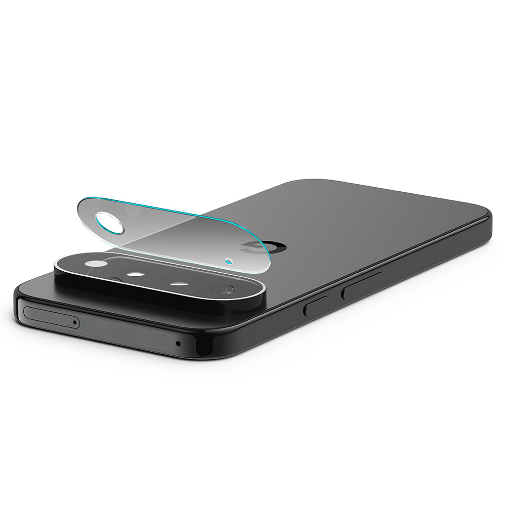 Película protetora para Câmara Traseira Spigen GlastR EZ FIT Optik Pro para Google Pixel 11 Pro, Vidro Temperado, Conjunto de 2 peças, Preto AGL11484