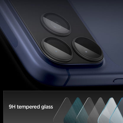 Película Protetora de Câmera Traseira Spigen GlastR EZ FIT Optik Pro XL para Apple iPhone 17 Pro Max, Vidro Temperado, Preta