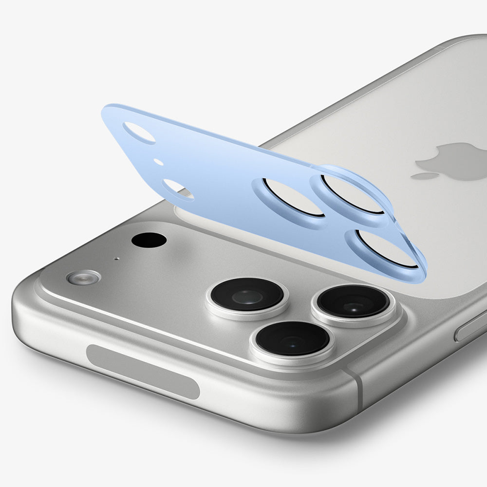 Película protetora para Câmara Traseira Spigen GlastR EZ FIT Optik Pro XL para Apple iPhone 18 Pro Max, Vidro Temperado, Azul AGL12041