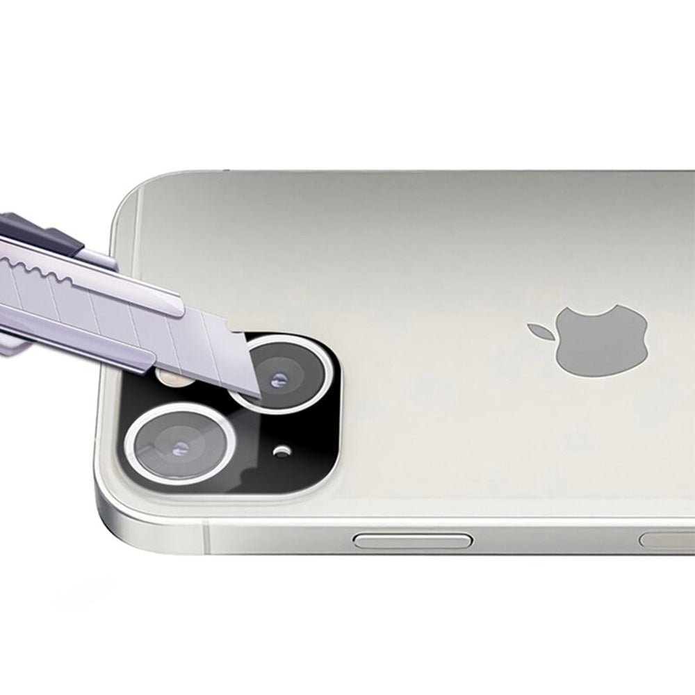 Película protetora para Câmara Traseira Techsuit para Apple iPhone 13 mini / 13, Vidro Temperado, Preto