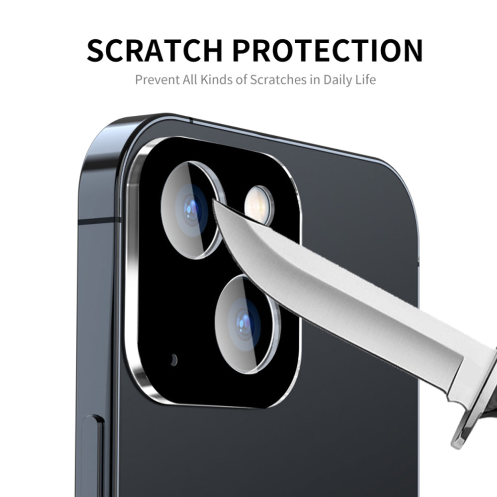 Película protetora para Câmara Traseira Techsuit para Apple iPhone 15 Plus / 15, Vidro Temperado, Preto