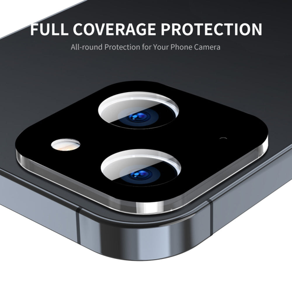 Película protetora para Câmara Traseira Techsuit para Apple iPhone 15 Plus / 15, Vidro Temperado, Preto