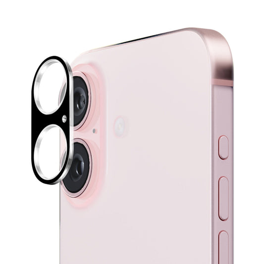 Película protetora para Câmara Traseira Techsuit para Apple iPhone 16 Plus / 16, Vidro Temperado, Preto