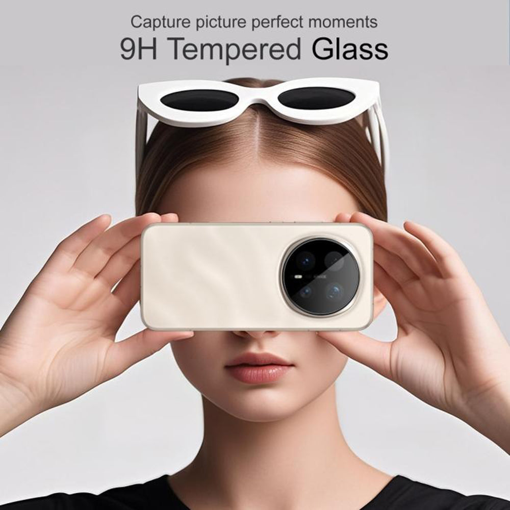 Película de Proteção para Câmera Traseira Techsuit para Honor Magic8 Pro, Vidro Temperado, Preta