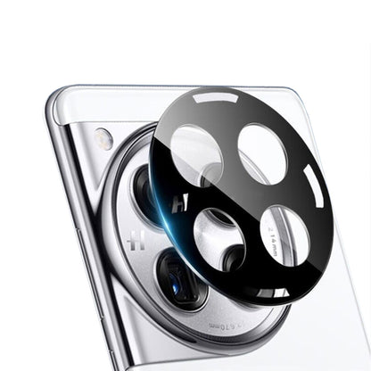 Techsuit Rear Camera Protective Film for OnePlus 12, Tempered Glass, Black
