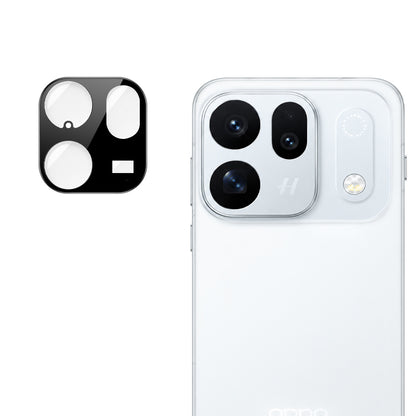 Película de proteção para câmara traseira Techsuit para Oppo Find X10, vidro temperado, preta