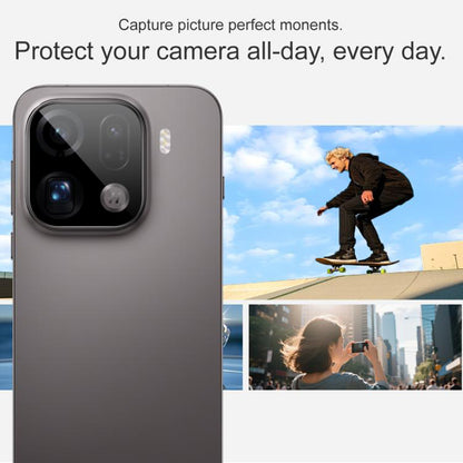 Película de Proteção para Câmera Traseira Techsuit para Oppo Find X9 Pro, Vidro Temperado, Preta