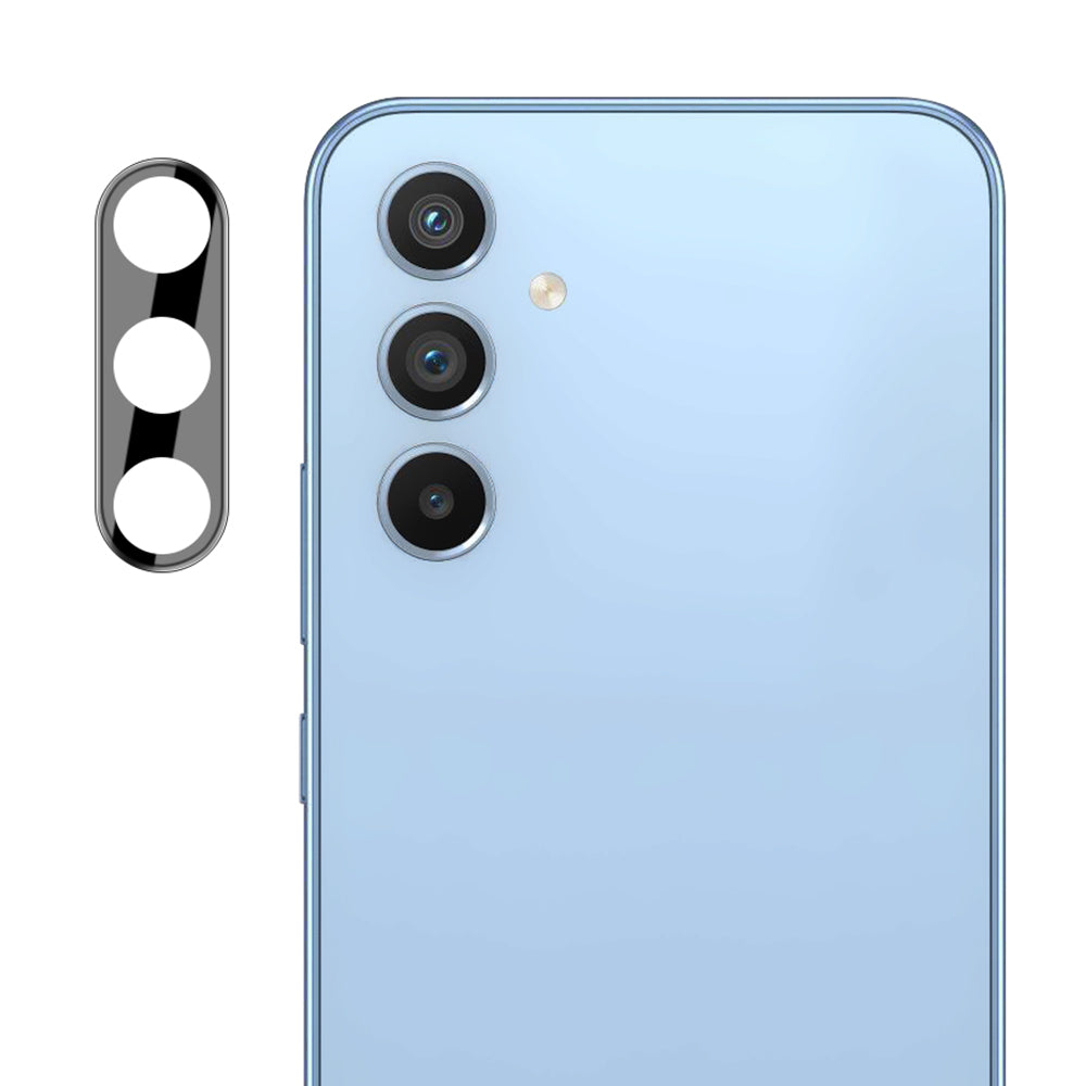 Película de Proteção para Câmera Traseira Techsuit para Samsung Galaxy A34 A346, Vidro Temperado, Preta