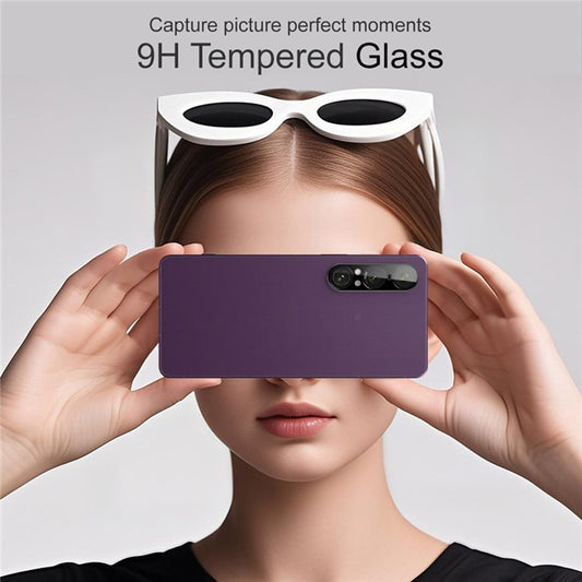 Película protetora para Câmara Traseira Techsuit para Sony Xperia 1 VII, Vidro Temperado, Preto