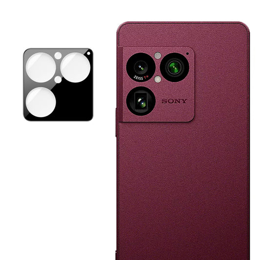 Película de proteção para a câmara traseira Techsuit para Sony Xperia 1 VIII, vidro temperado, preta