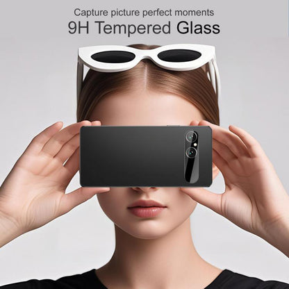 Película protetora para Câmara Traseira Techsuit para Sony Xperia 10 VII, Vidro Temperado, Preto