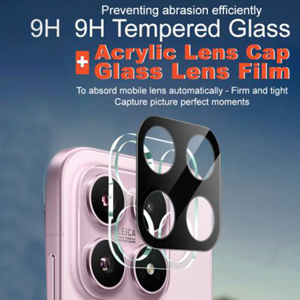 Película Protetora Techsuit para Câmara Traseira Xiaomi 17, Vidro Temperado, Preta