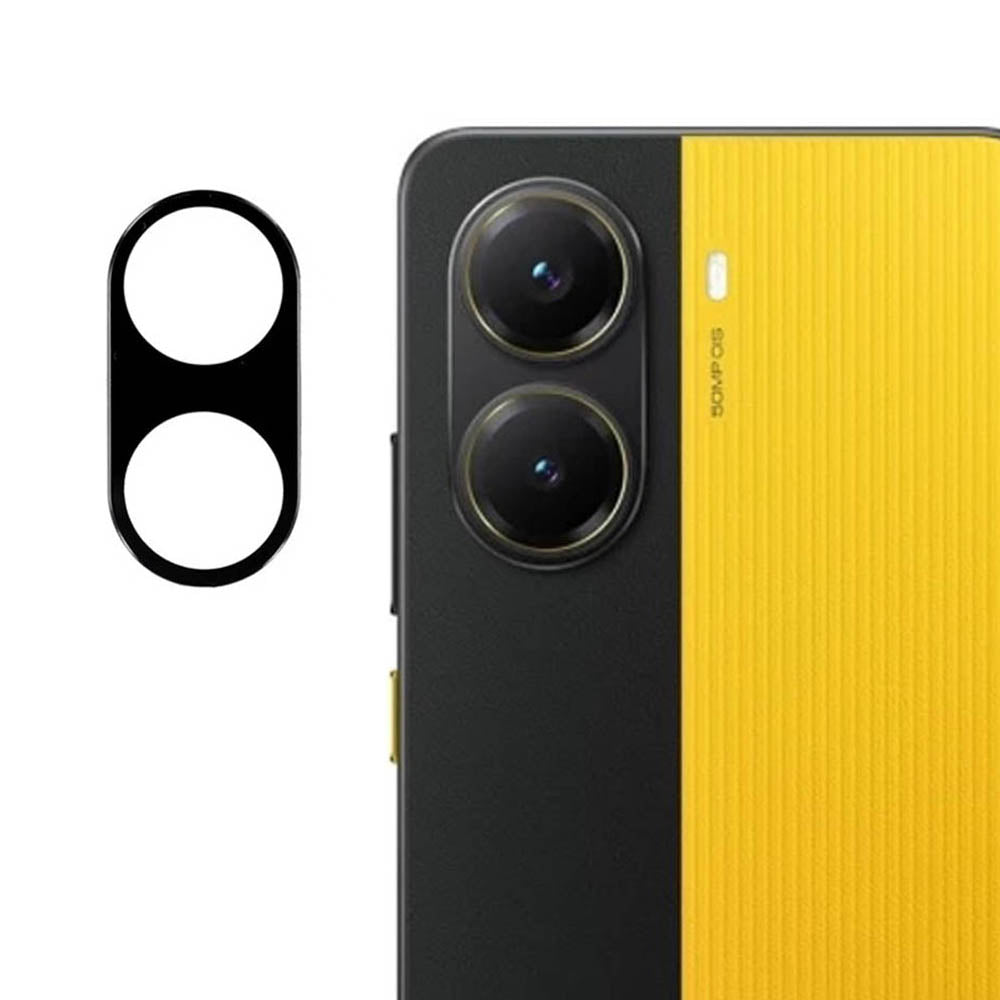 Película protetora para Câmara Traseira Techsuit para Xiaomi Poco X7 Pro, Vidro Temperado, Preto