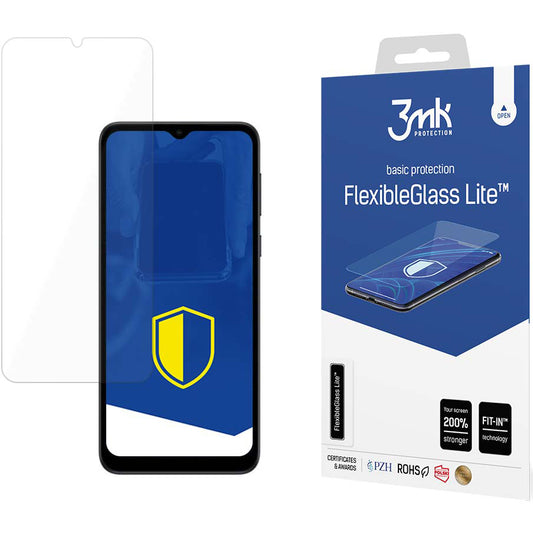 Protetor de ecrã 3MK FlexibleGlass Lite para Motorola Moto E13, vidro flexível, cola total 