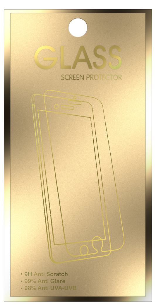 Protetor de ecrã OEM Gold Edition para Samsung Galaxy J3 (2017) J330, proteção de vidro, cola total 