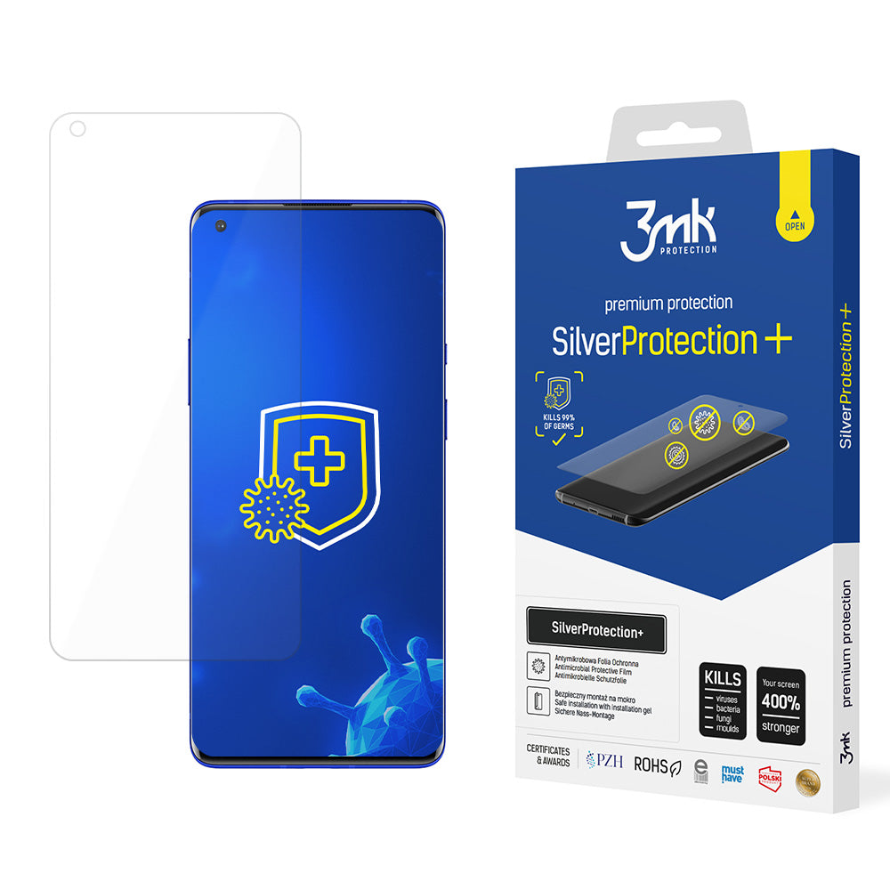 Protetor de ecrã 3MK Silver Protect+ para OnePlus 8 Pro, Plástico 