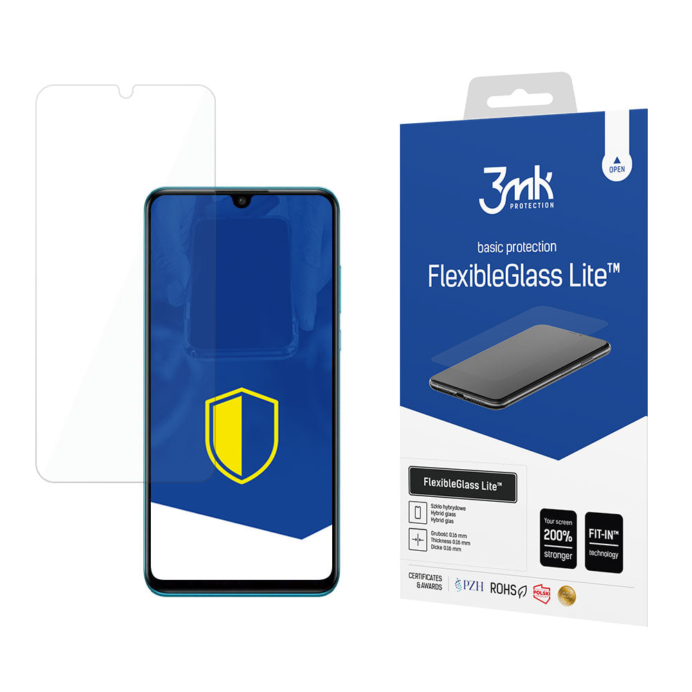 Protetor de ecrã 3MK FlexibleGlass Lite para Huawei P30 lite New Edition / P30 lite, vidro flexível, cola total