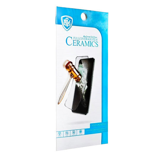 Protetor de ecrã cerâmico OEM para Samsung Galaxy A15 5G A156 / A15 A155 / A25 A256, vidro flexível, cola total, 5D, preto 