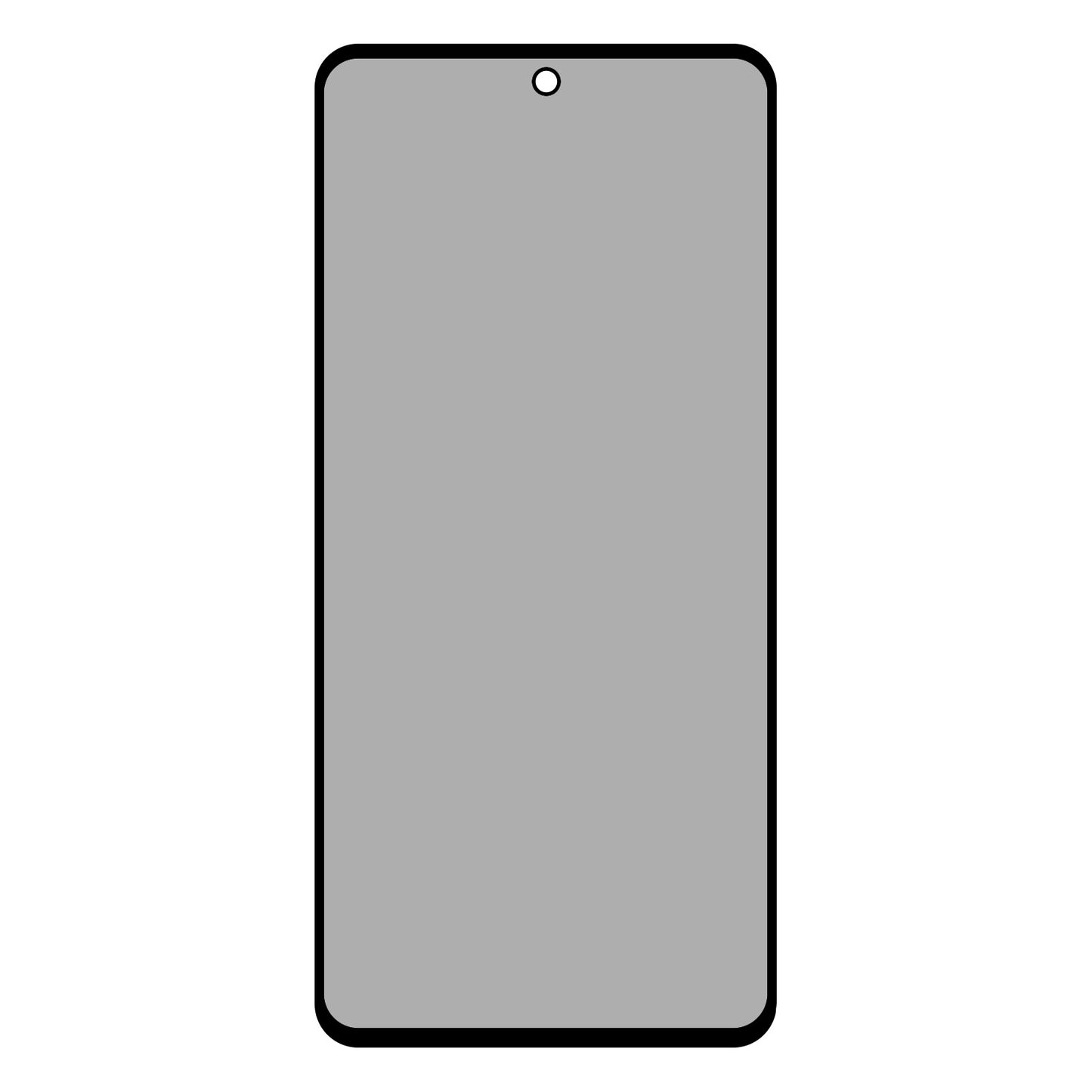 Película de proteção de ecrã Privacy OG Premium para Samsung Galaxy A53 5G A536, Vidro Temperado, Cola Total