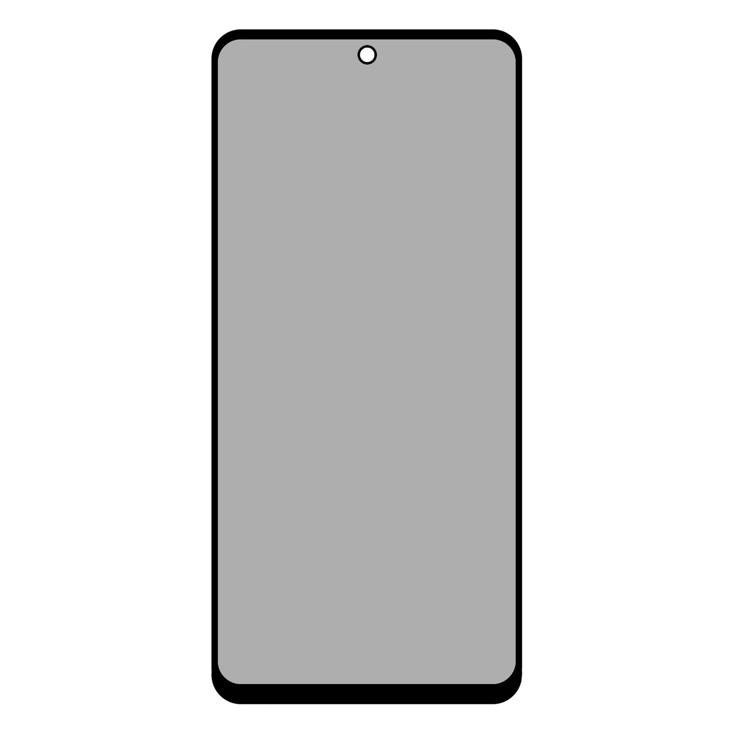 Película de proteção de ecrã Privacy OG Premium para Samsung Galaxy S23 FE S711 / A54 A546, Vidro Temperado, Cola Total