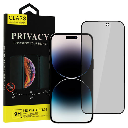 Protetor de ecrã OEM Privacy OEM para Apple iPhone 16 Pro, Cola total, Proteção de vidro, Cola total
