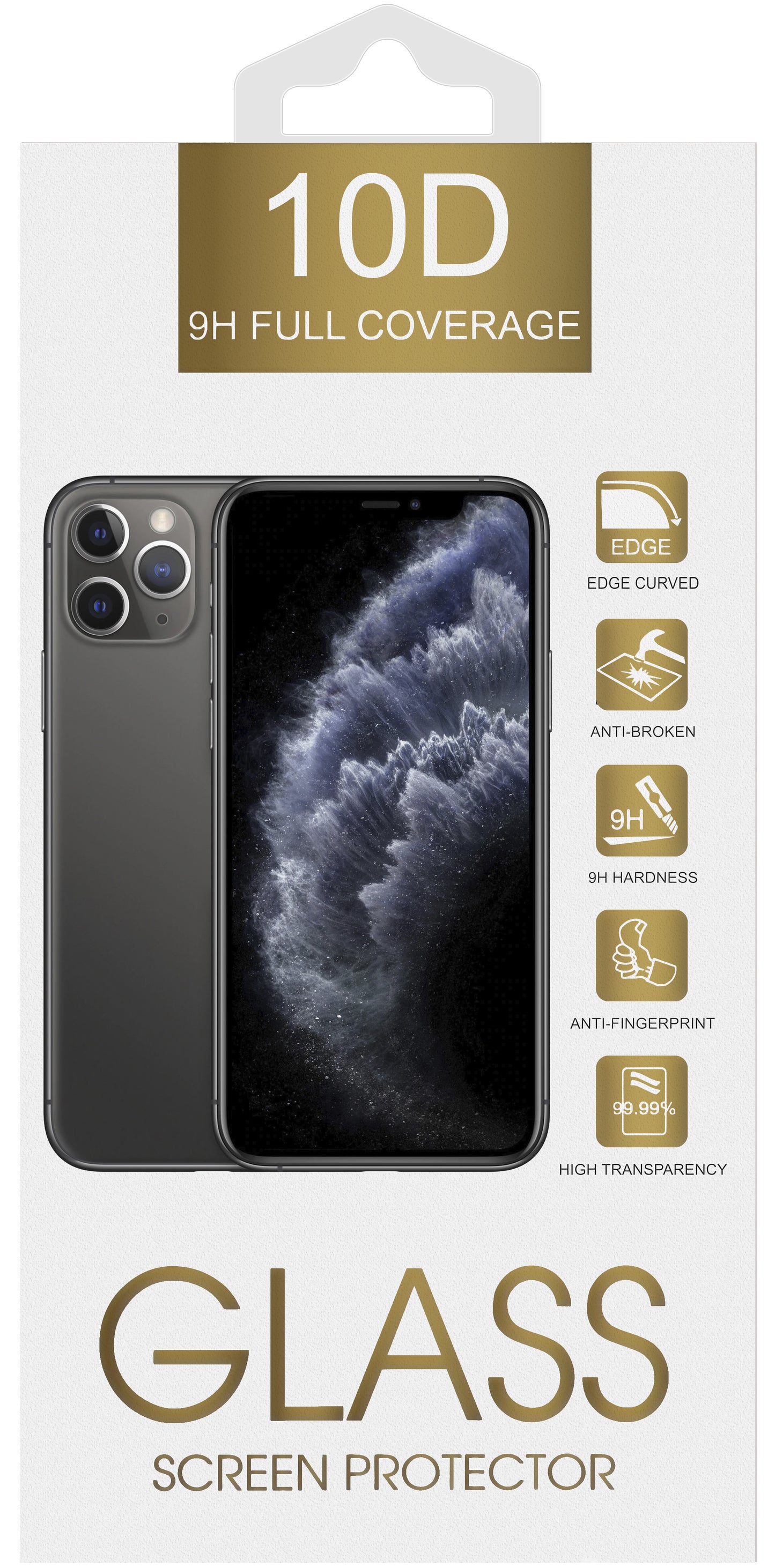 Película protetora de ecrã OEM para Samsung Galaxy A56 A566, Vidro Temperado, Cola Total, 6D, Preta