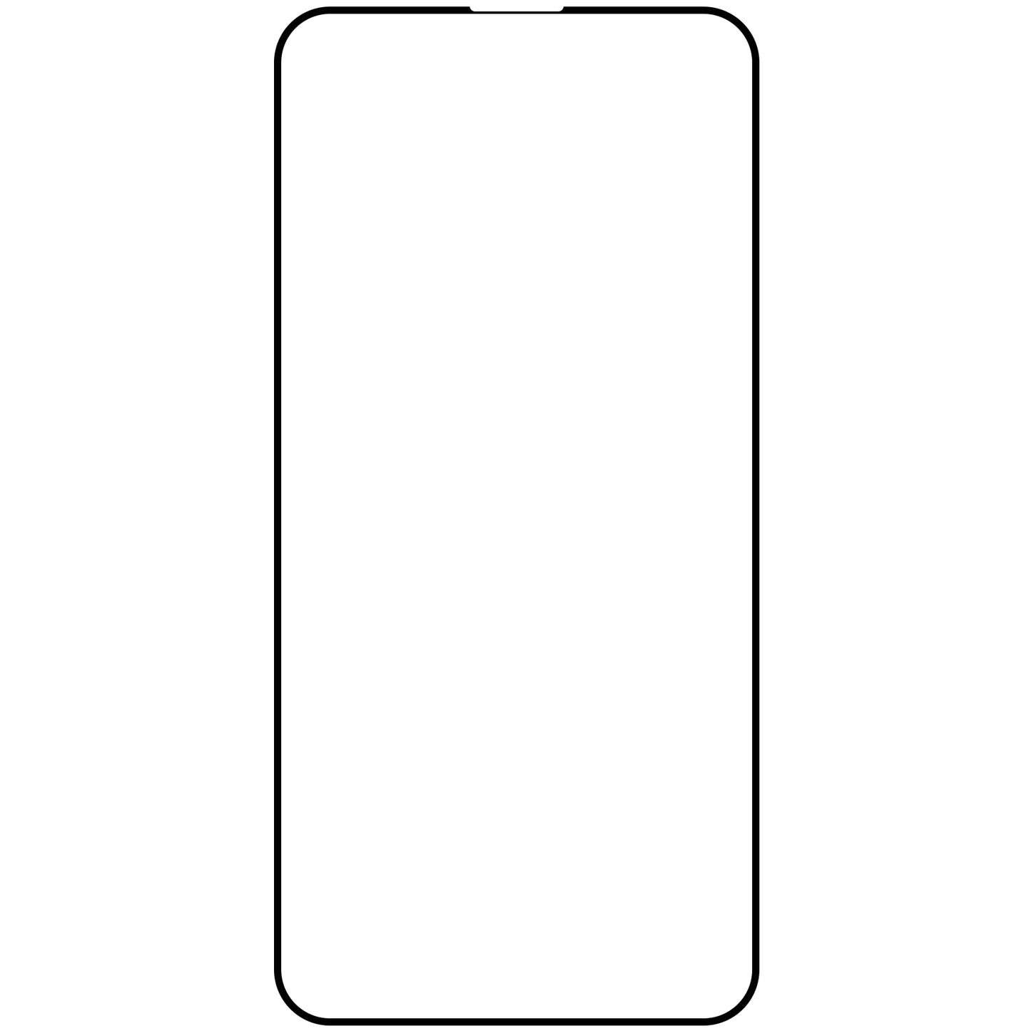 Película protetora de ecrã OEM para Apple iPhone 15 Pro Max, Vidro Temperado, Cola Total, Conjunto de 10 unidades, 9D, Preta