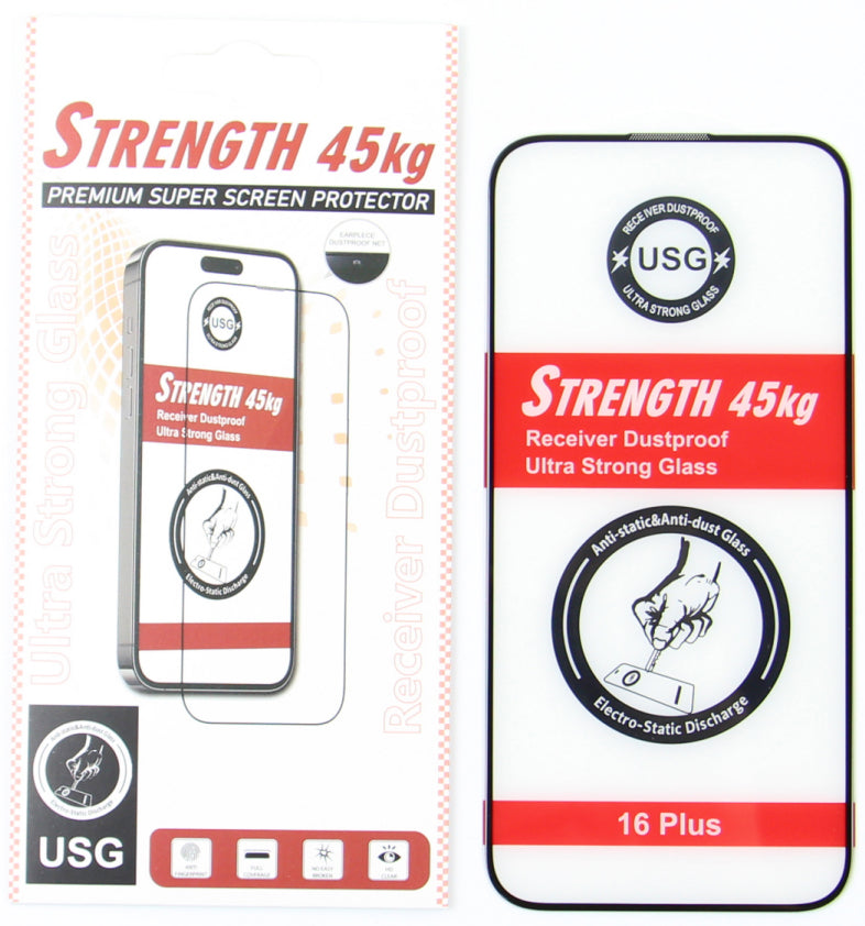 Película protetora de ecrã OEM Ultra Strong 45KG para Samsung Galaxy A54 A546, Vidro Temperado, Cola Total, 2.5D, Preta