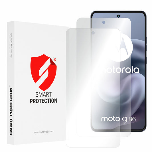 Película protetora de ecrã Smart Protection Premium Classic para Motorola Moto G86, Plástico, Conjunto de 2 unidades