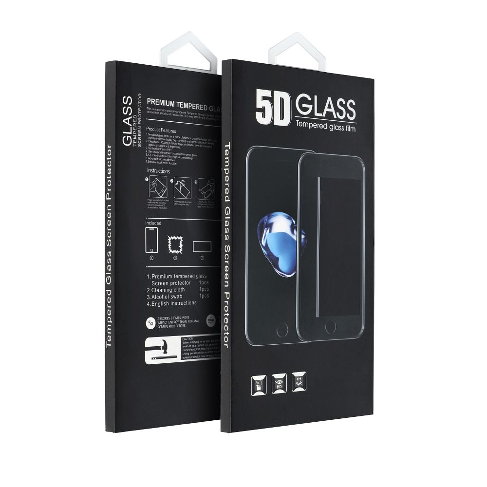 Película protetora de ecrã OEM para Xiaomi 15, Vidro Temperado, Cola Total, 5D, Preto