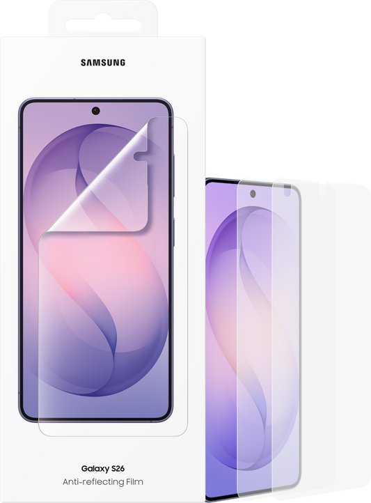 Película Protetora Anti-reflexo para Samsung Galaxy S26 S942, Plástico, Conjunto de 2 peças EF-US942CTEGWW