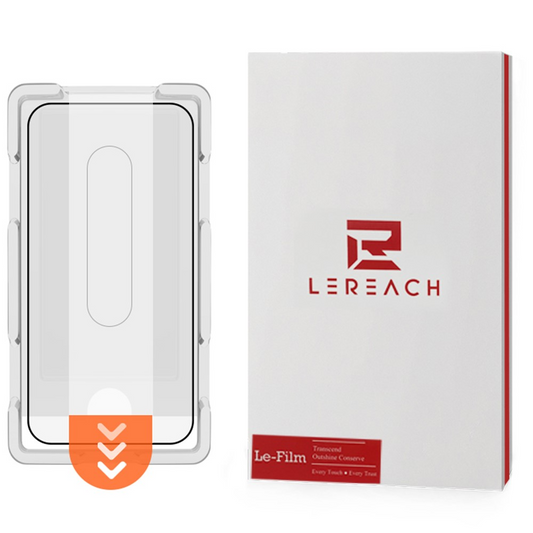 Película protetora de ecrã Lereach para Xiaomi 17T Pro, Vidro Temperado, Cola Total, Preta