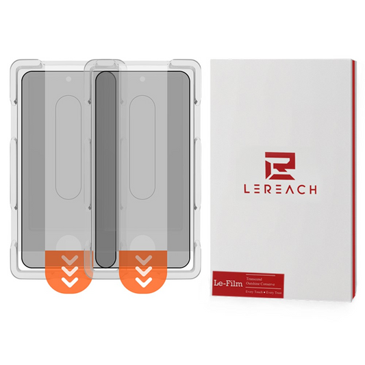 Película protetora de ecrã Privacy Lereach para Xiaomi 17T Pro, Vidro Temperado, Cola Total, Conjunto de 2 unidades