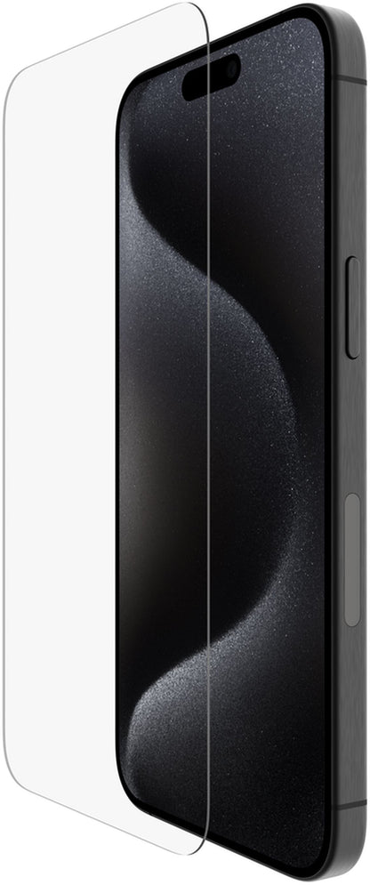 Película protetora de ecrã Belkin ScreenForce UltraGlass 2 para Apple iPhone 15 Pro Max, Vidro Temperado, Cola Total OVA134zz