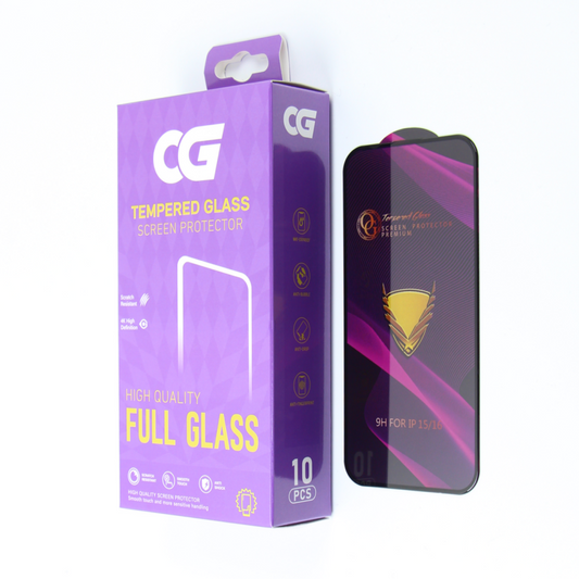 Película protetora de ecrã OG Premium para Samsung Galaxy A54 A546, Vidro Temperado, Cola Total, Conjunto de 10 unidades, Preto