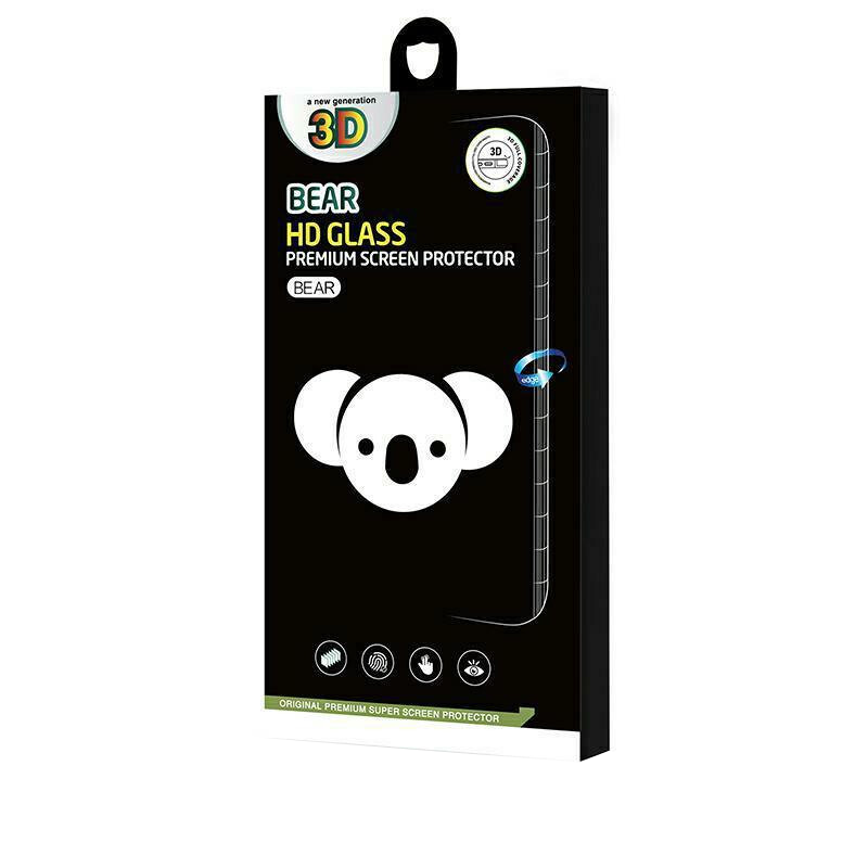 Película protetora de ecrã Bear HD para Samsung Galaxy A37 5G / A56 A566 / A36 A366, Vidro Temperado, Cola Total, Preta