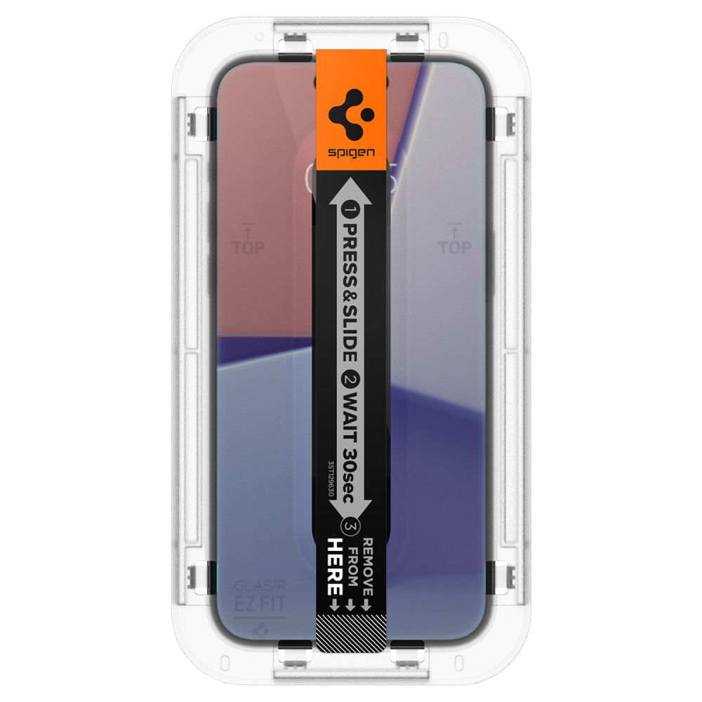 Protetor de ecrã de privacidade Spigen EZ FIT para Apple iPhone 15/16, vidro de proteção, cola total, 2,5D AGL07121 AGL07121 