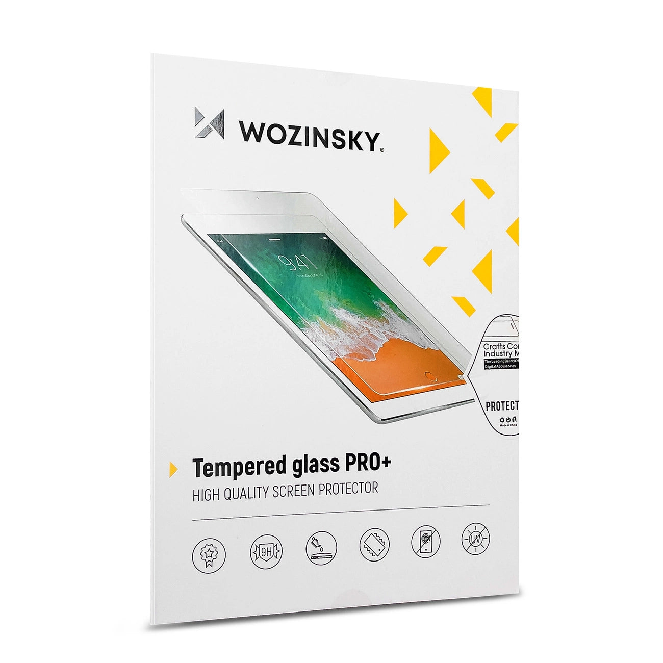 Película protetora de ecrã WZK para Apple iPad Air 11 (2026) / Air 11 (2025), Vidro Temperado, Cola Total