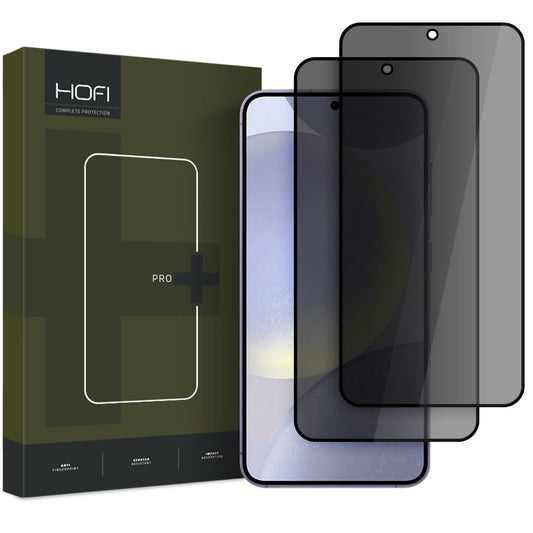 Película protetora de ecrã Privacy HOFI Glass PRO+ para Samsung Galaxy S25 S931, Vidro Temperado, Cola Total, Conjunto de 2 unidades