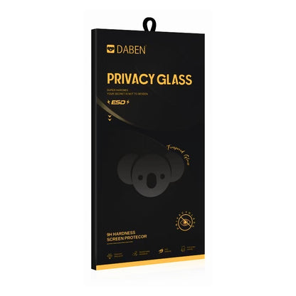 Película protetora de ecrã Privacy Bear para Apple iPhone 17e / 16e / 14 / 13 Pro, Vidro Temperado, Cola Total