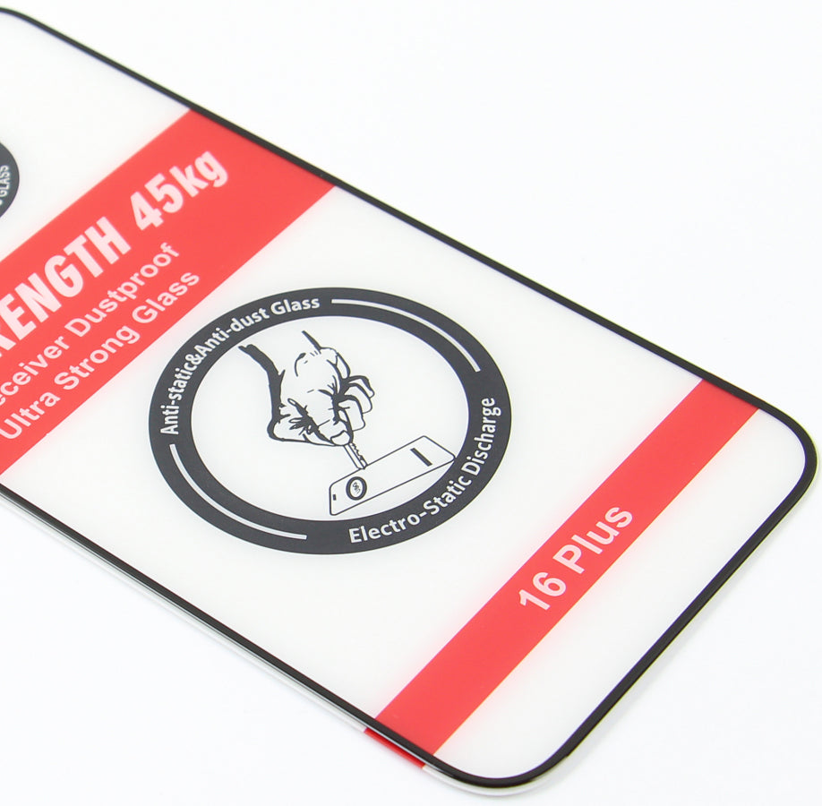 Película protetora de ecrã OEM Ultra Strong 45KG para Samsung Galaxy A54 A546, Vidro Temperado, Cola Total, 2.5D, Preta