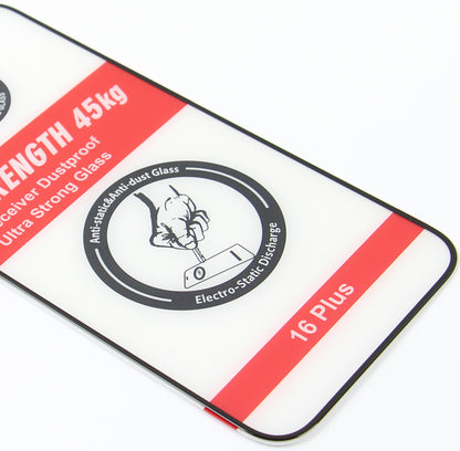 Película protetora de ecrã OEM Ultra Strong 45KG para Samsung Galaxy A54 A546, Vidro Temperado, Cola Total, 2.5D, Preta