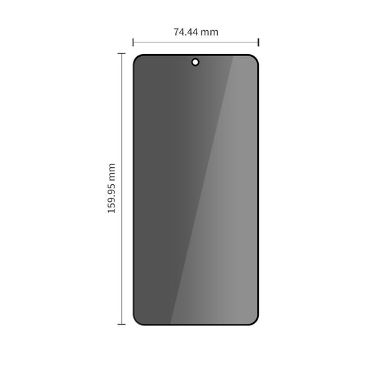 Película de Proteção de Ecrã Privacy Tech-Protect Spy+ para Samsung Galaxy S26 Ultra S948, Vidro Temperado, Colagem Total, Conjunto de 2 peças