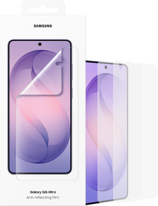 Película Protetora Anti-reflexo para Samsung Galaxy S26 Ultra S948, Plástico, Conjunto de 2 peças EF-US948CTEGWW