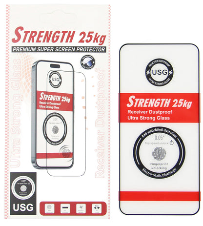 Película protetora de ecrã OEM Ultra Strong 25KG para Samsung Galaxy S26 S942, Vidro Temperado, Cola Total, 2.5D, Preta