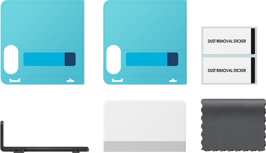 Película protetora para ecrã exterior Samsung anti-reflexo para Galaxy Z Flip8 F776, plástico, conjunto de 2 unidades EF-UF776CTEGWW
