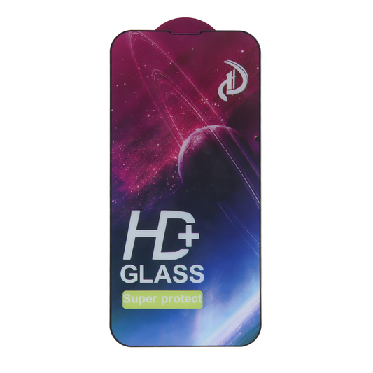 Película protetora de ecrã OEM para Apple iPhone 17 Pro Max, Vidro Temperado, Cola Total, Conjunto de 10 peças, 9D, Preto