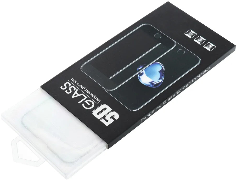 Película protetora de ecrã OEM para Motorola Edge 60 Fusion / Edge 60, Vidro Temperado, Cola Total, 5D, Preta