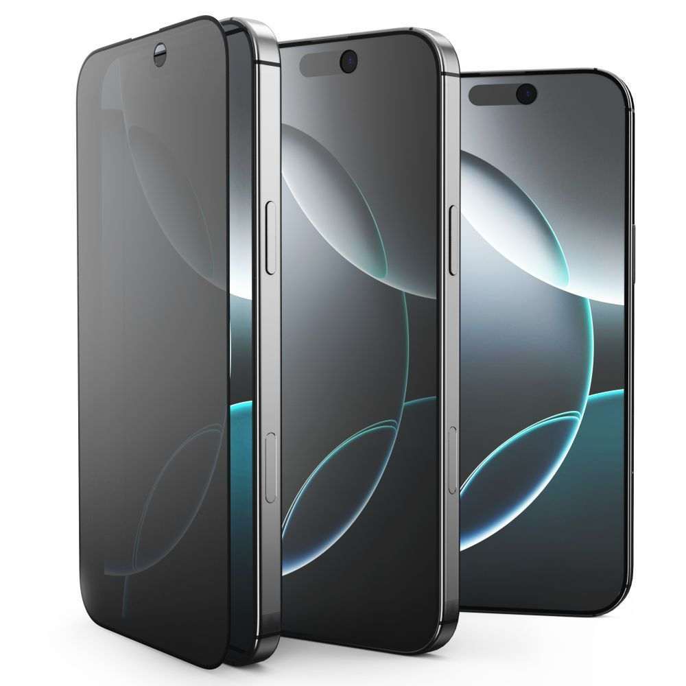 Privacy Tech-Protect Spy+ Screen Protector for Apple iPhone 17 Pro Max / 16 Pro Max, Tempered Glass, Full Glue, Set of 2 pieces